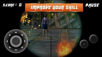 3D Strike: Zombie Headshot ภาพหน้าจอ 1