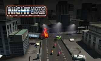 Moto Night Chase capture d'écran 1