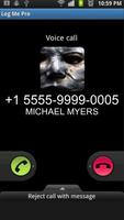 Fake call from MIchael Myers Cartaz