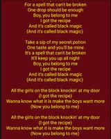Black Magic Lyrics スクリーンショット 1