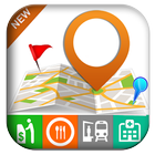 GPS Route Finder & Maps Navigation 图标