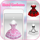 Maid Cafe Dress Costume aplikacja