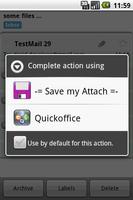 Save my Attach پوسٹر