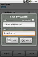 برنامه‌نما Save my Attach عکس از صفحه