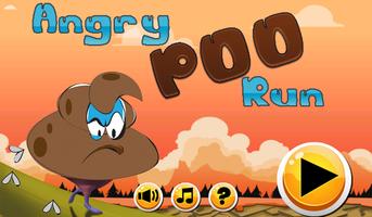 Angry Poo Run Affiche