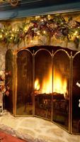 Christmas Fireplace 2017-2018 Lock Screen capture d'écran 1