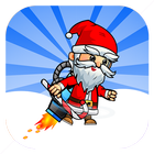 Santa Claus Jetpack icono