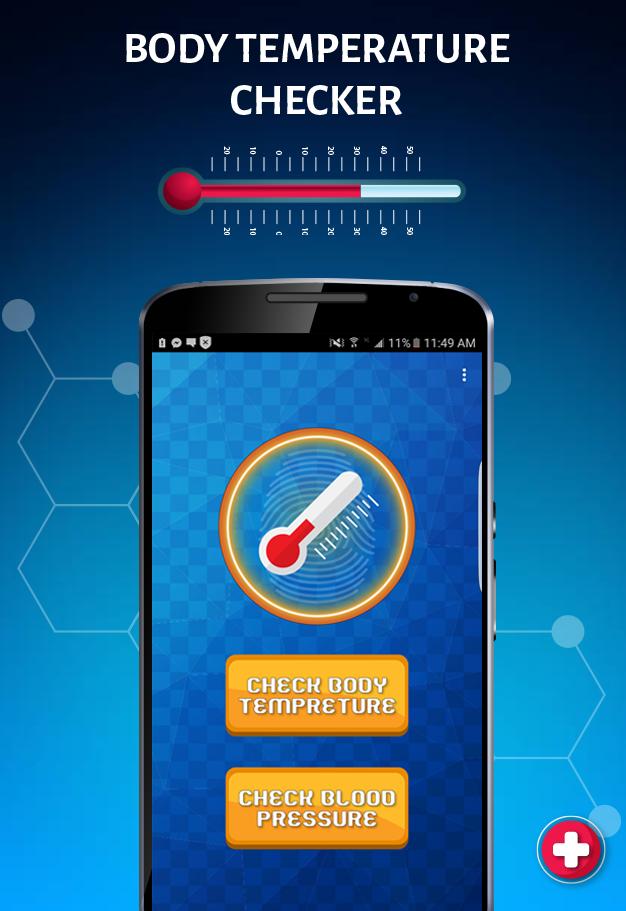 Termometr temperatury ciała APK do pobrania na Androida