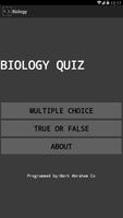 Biology Quiz App by Mark Abraham Co Affiche