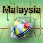 Malaysia Map 아이콘