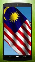 Malaysian Flag Live Wallpaper اسکرین شاٹ 1