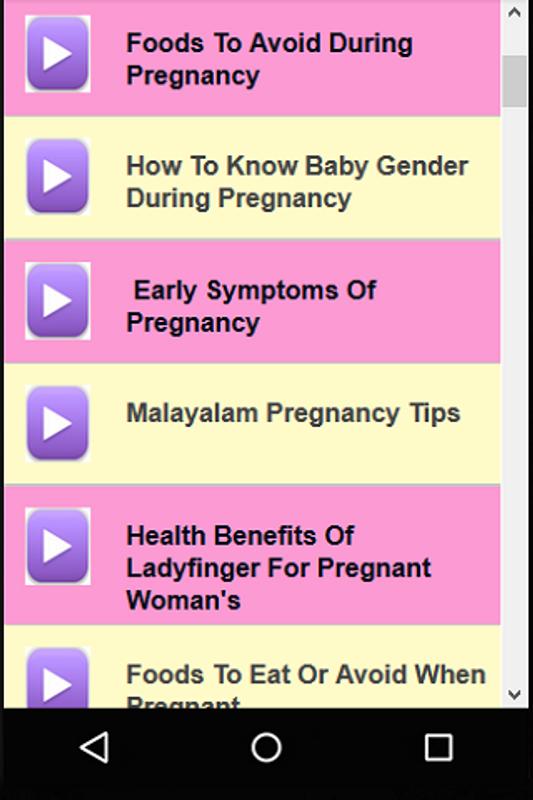 Pregnancy Symptoms In Malayalam - Pregnancy Symptoms
