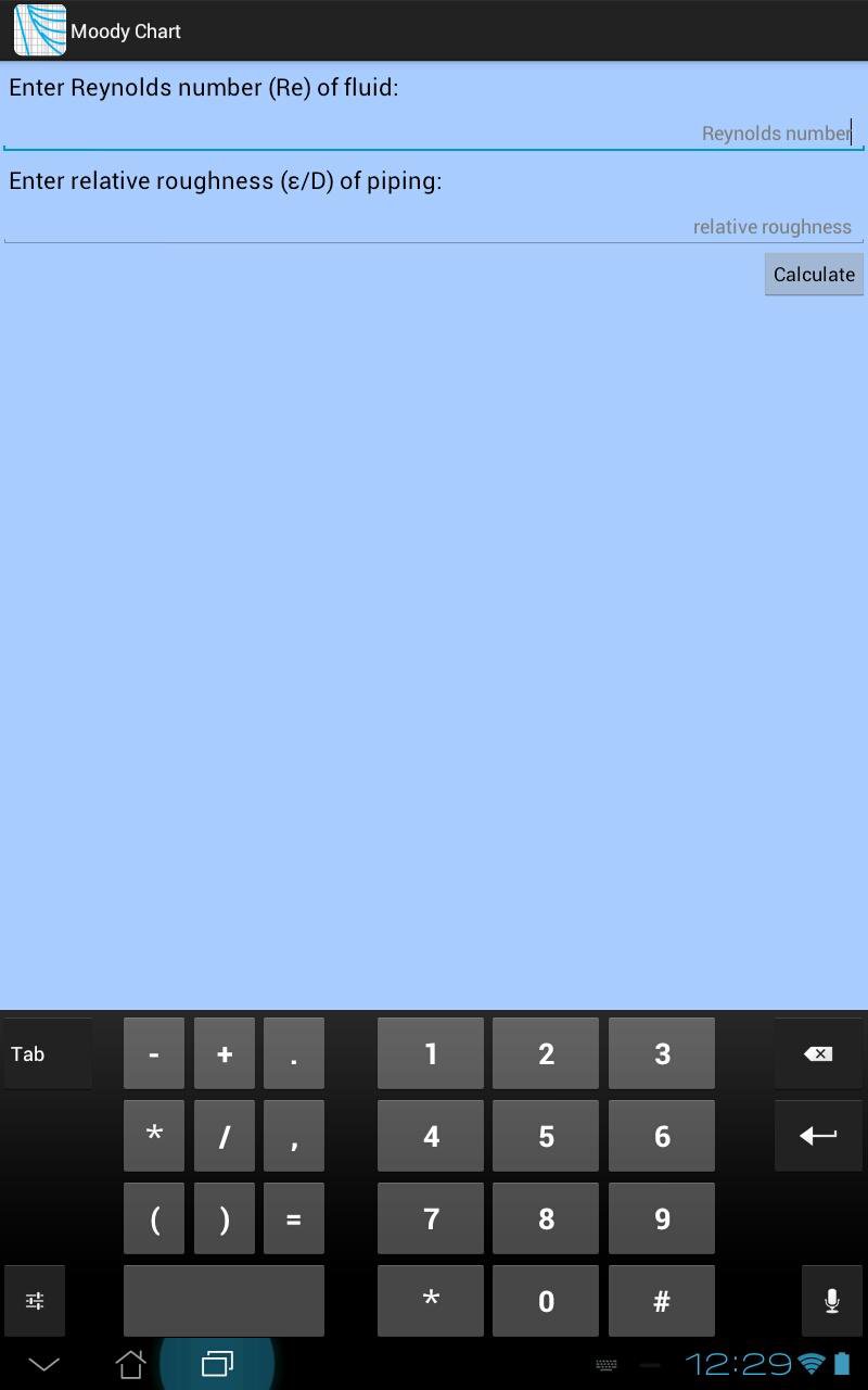 Moody Chart Calculator For Android APK Download