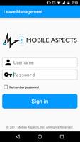 Mobile Aspects LeaveManagement poster