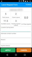 Mobile Aspects LeaveManagement syot layar 2