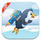 penguin Skating on ice アイコン