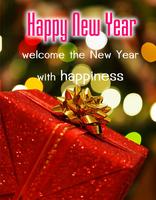 Happy New Year Wishes Plakat