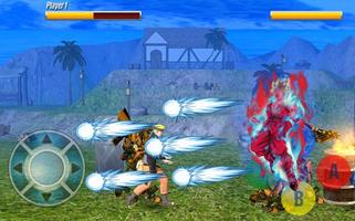 Anime Goku Hero vs Pirate Sayan Fighter 截圖 1