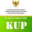 UU KUP Pajak No 16 2009 APK