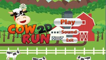 Cow Run 2D الملصق