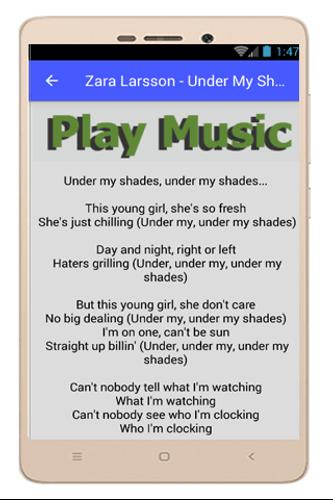 Zara Larsson Lush Life Lyrics APK for Android Download