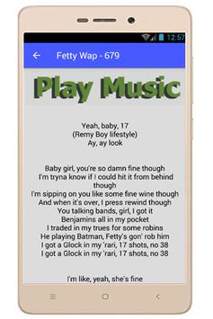 Fetty Wap 679 Lyrics Apk App Free Download For Android - roblox song id fetty wap rock my chain