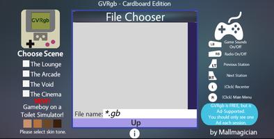 پوستر GVRgb Gameboy Emulator VR GB