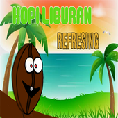 Kopi liburan refresing icon