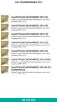 Soal CPNS KEMENDIKBUD 2018 Offline 海報