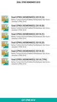 Soal CPNS KEMENKES 2018 Offline screenshot 2