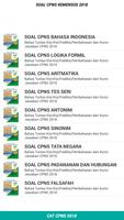 Soal CPNS SDM PKH KEMENSOS 2018 Offline syot layar 3