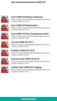 Soal USBN/UN SD 2018 Offline capture d'écran 1
