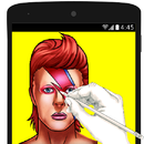 Draw & color,paint famous face aplikacja