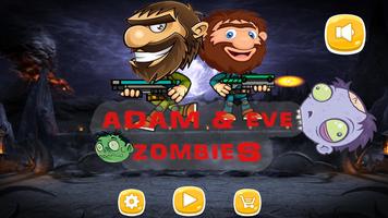 Poster Adam and Eve Zombies