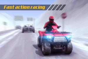 ATV QUAD BIKE FROZEN HIGHWAY Cartaz