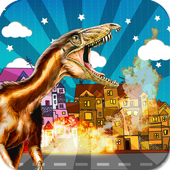 DINO ATTACK CITY TERROR RUN icon