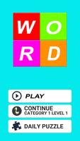 Word Game Brain Affiche