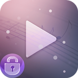 Lock Screen MP3 player icon