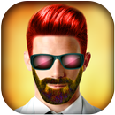 Man Beard Mustache Hairstyle Tattoo Photo Editor-APK