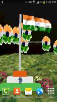 Indian Flag 3D Live Wallpaper captura de pantalla 3