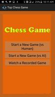 Top Chess Game Plakat
