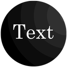 Icona Text Infinity