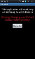 Samsung Galaxy S / S2 / S3 CSC पोस्टर