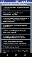 Accounting Interview Questions Affiche