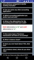 برنامه‌نما Accounting Interview Questions عکس از صفحه