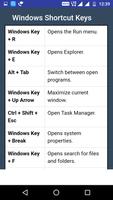 Computer Shortcut Keys ภาพหน้าจอ 2