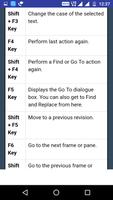 MS-Word Shortcut Keys 截圖 1