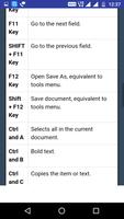 MS-Word Shortcut Keys 截圖 2