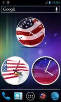 Poster USA Clock Widgets