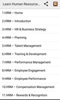Learn Human Resource Management Plakat